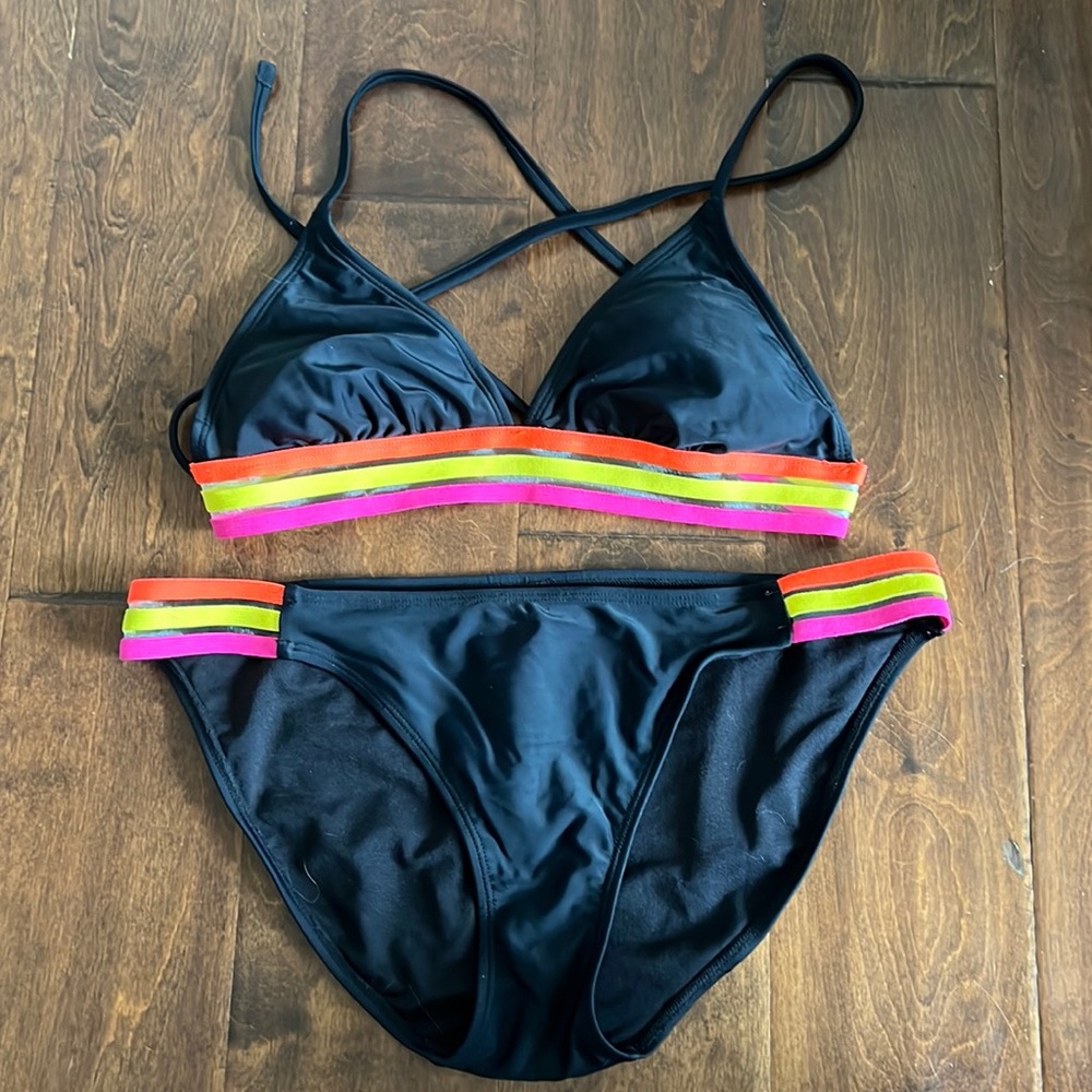 Black + Neon Bikini
